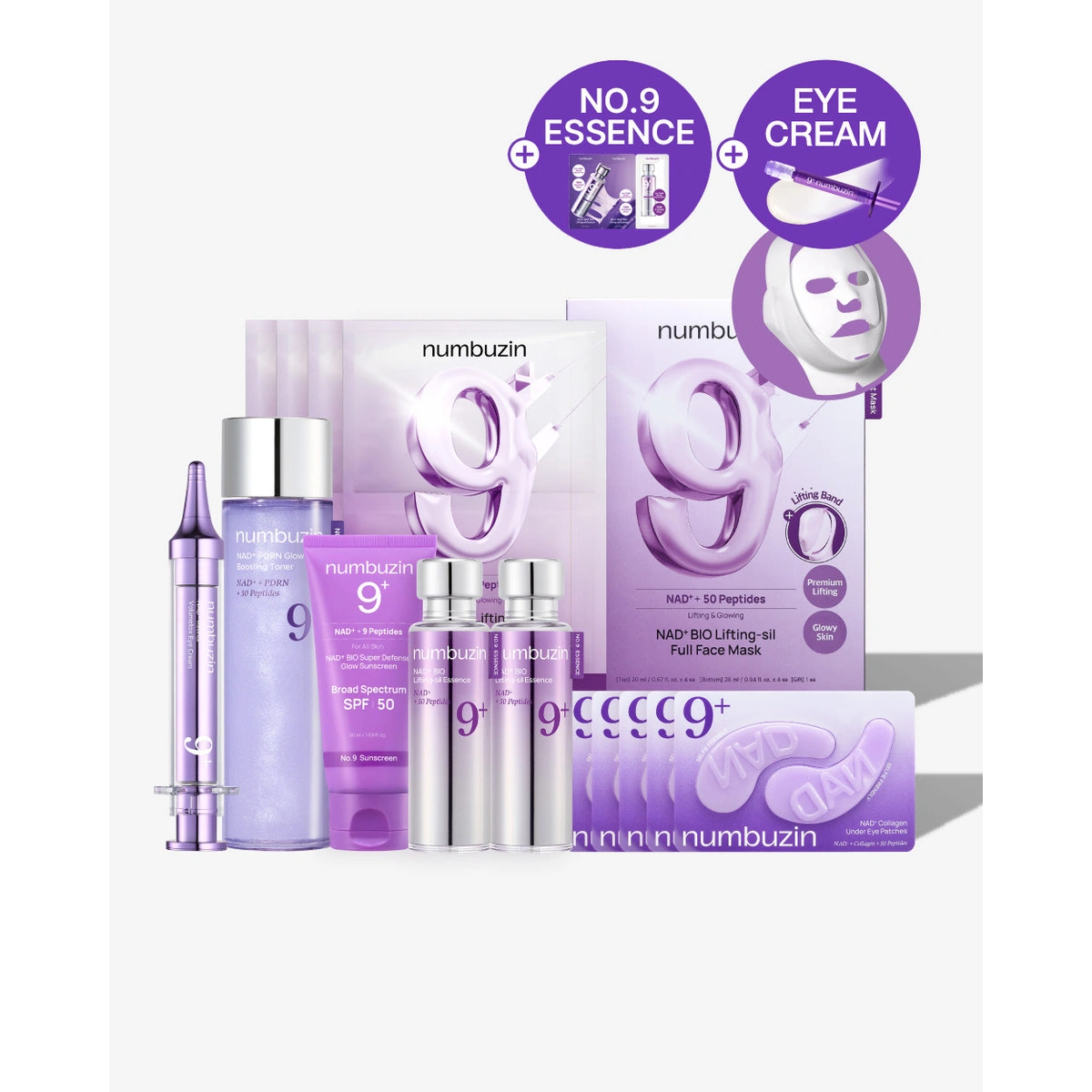 No 9 Nad Skincare Vault 7 Items by Numbuzin