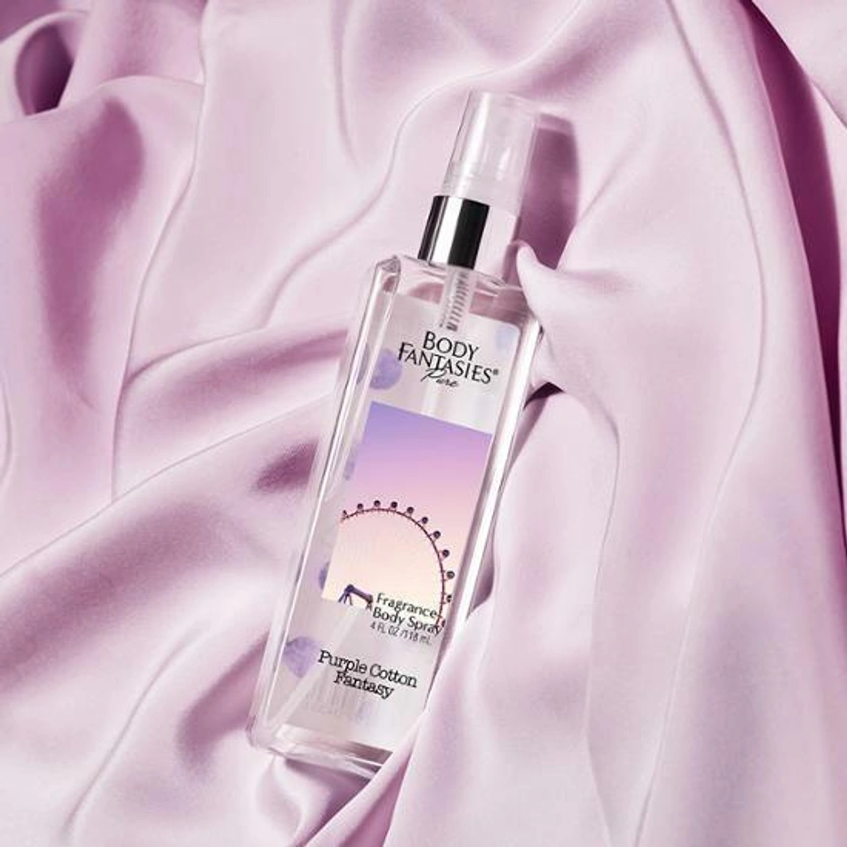 Body Fantasies Pure Fragrance Body Spray Purple Cotton Fantasy by BODY FANTASIES