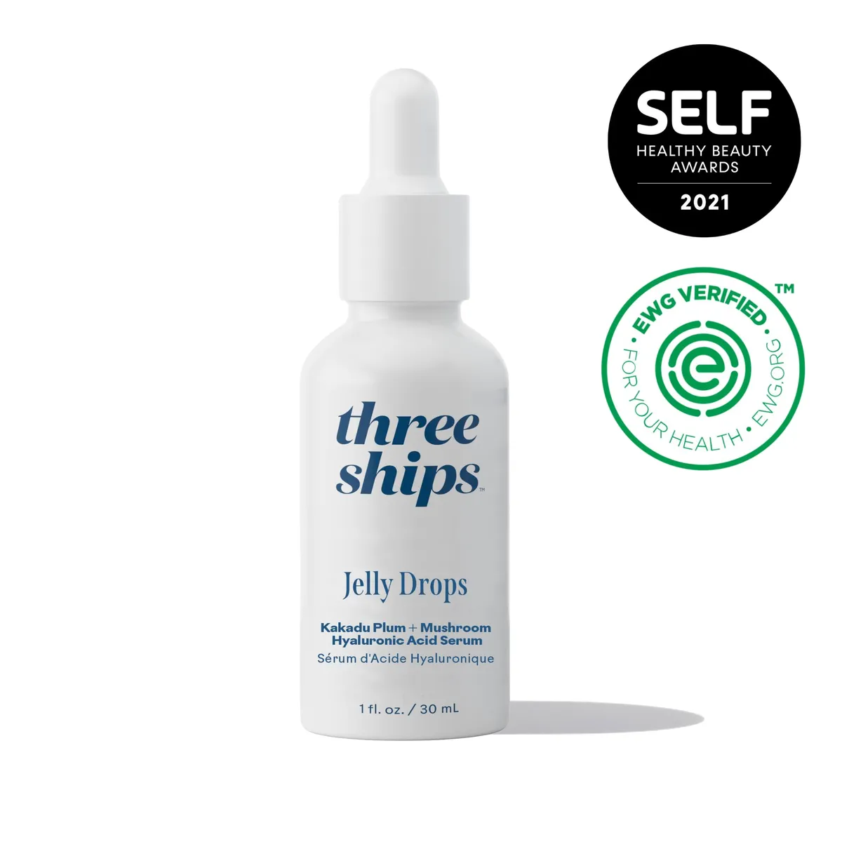 Jelly Drops Mushroom Hyaluronic Acid Vitamin C Serum by Three Ships
