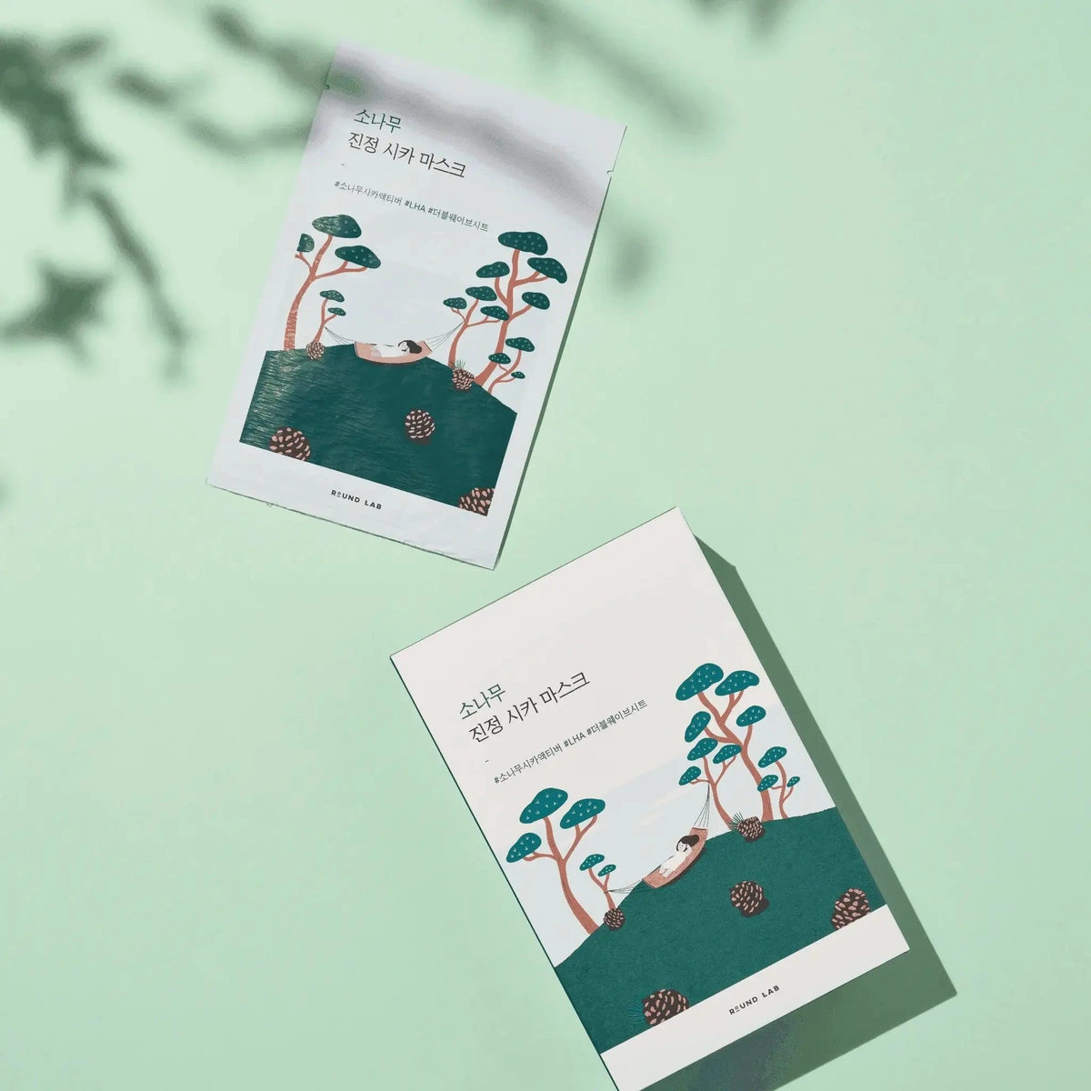 Pine Calming Cica Sheet Mask by Round Lab
