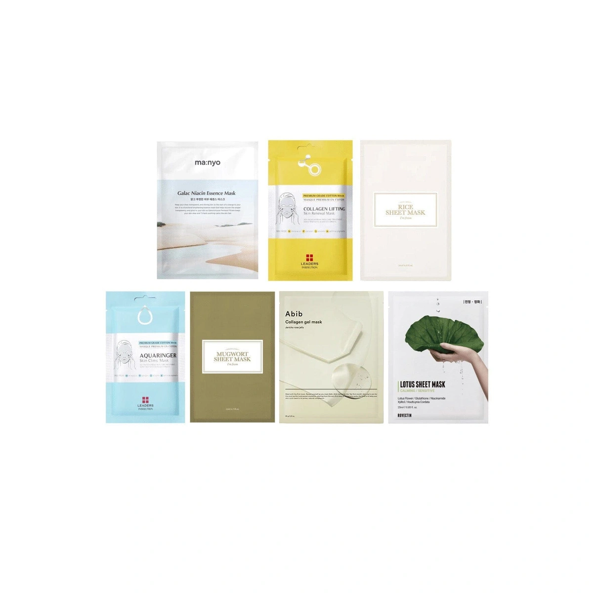 7 Day Sheet Mask Challenge Set by SOKO GLAM