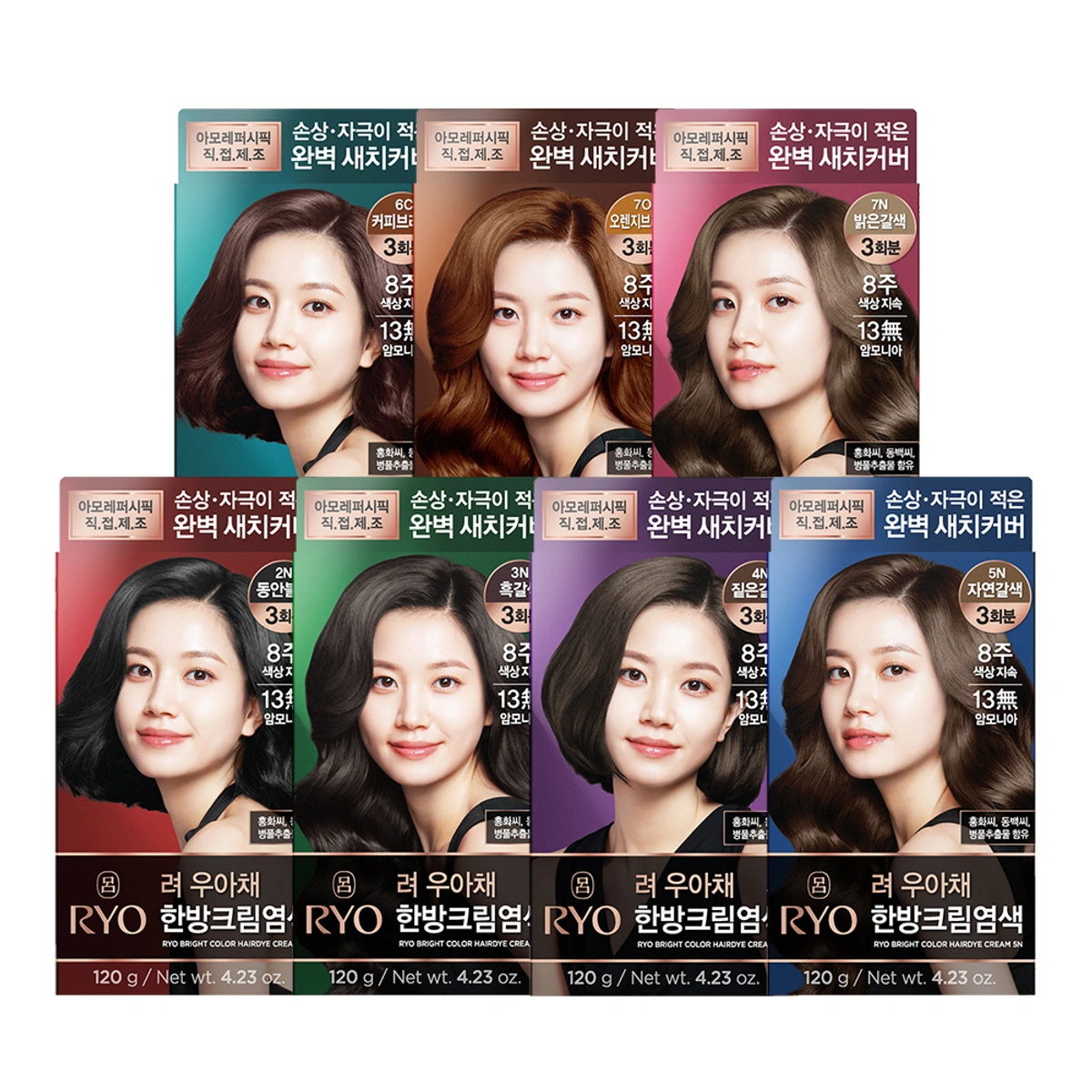 Ryo Bright Color Hairdye Cream 4n Deep Brown by Ryo