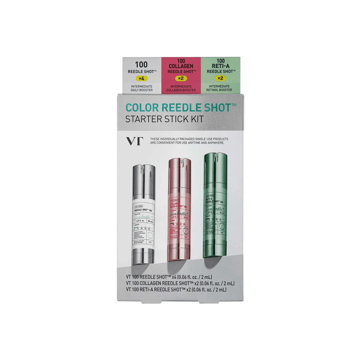 Vt Color Reedle Shot Starter Stick Kit 8ct by VT COSMETICS