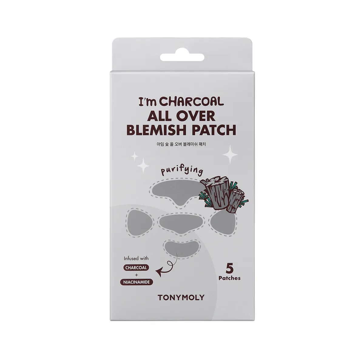 I M Charcoal All Over Blemish Patches by Tony Moly