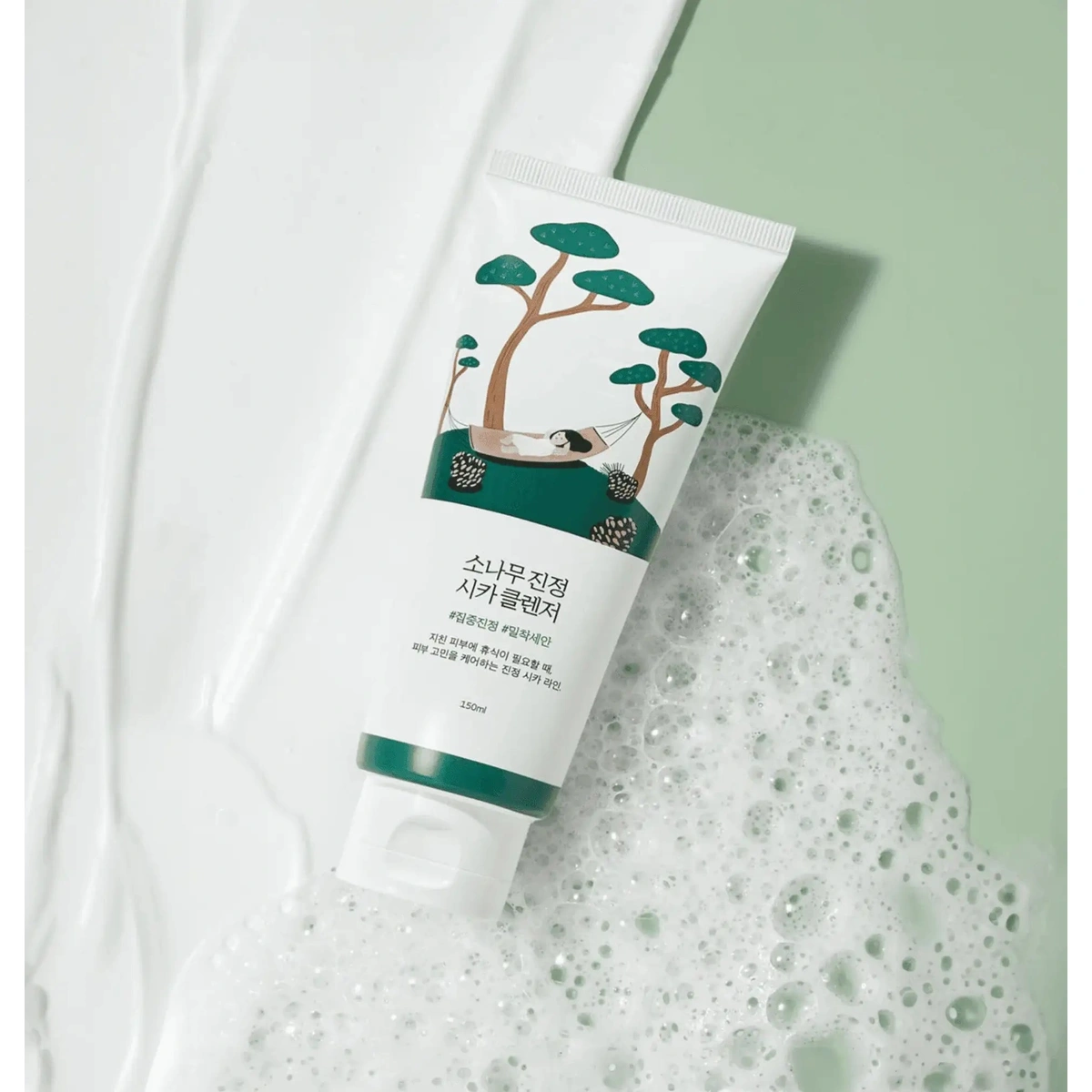 Pine Calming Cica Cleanser by Round Lab