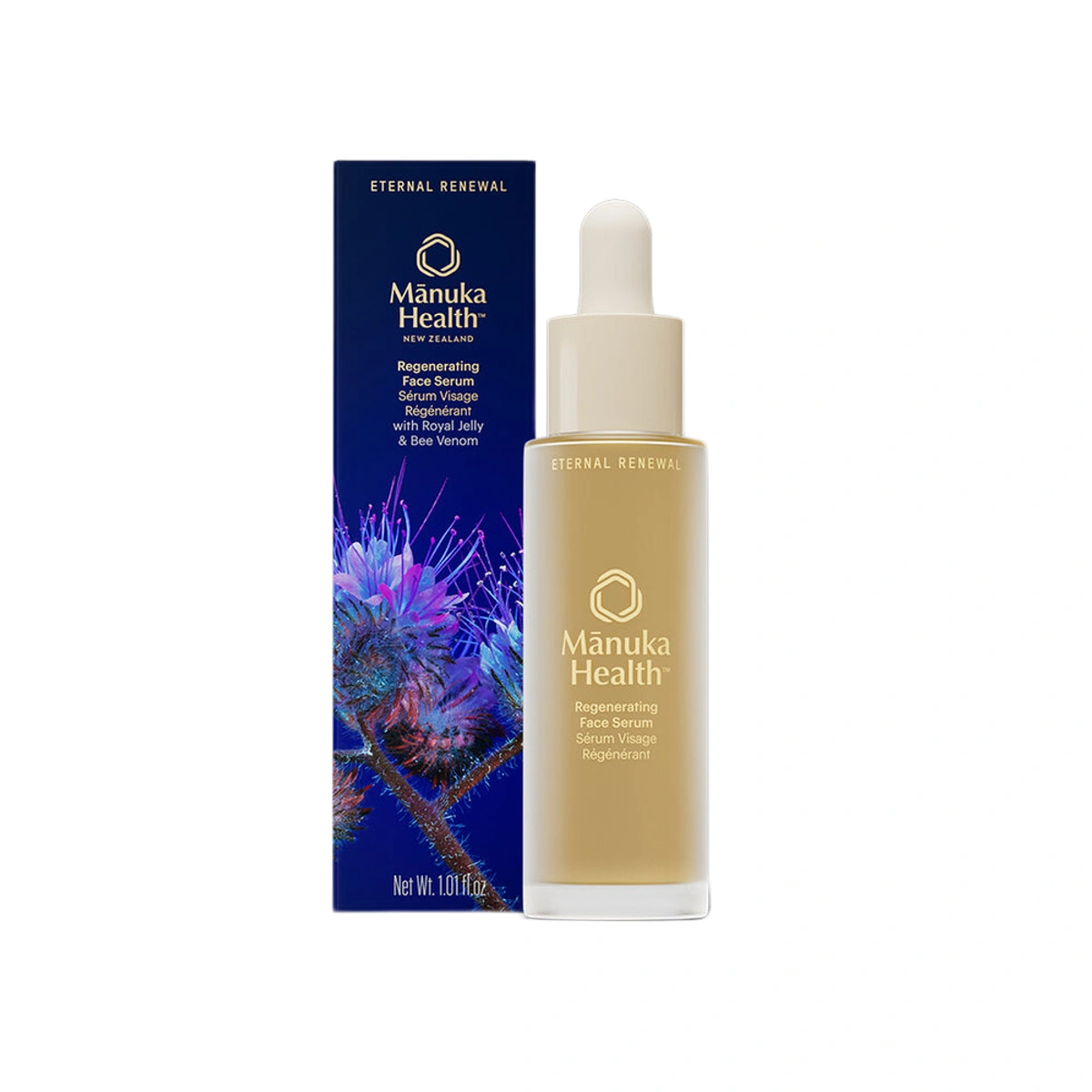 Eternal Renewal Regenerating Face Serum With Royal Jelly Bee Venom by Mānuka Health