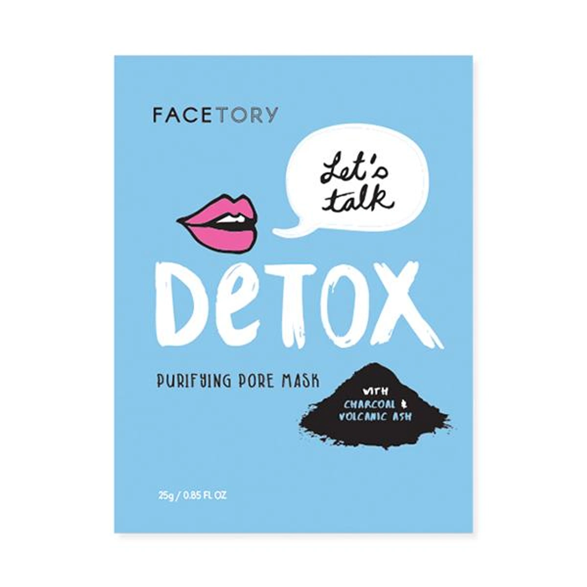 Facetory Let S Talk Detox Purifying Pore Mask Pack Of 5 by FaceTory