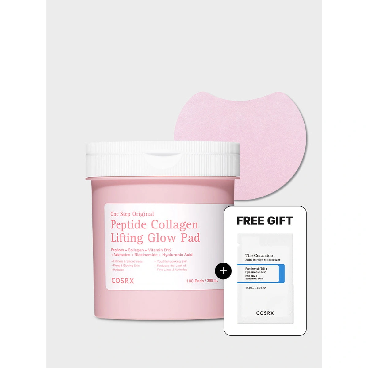 One Step Original Peptide Collagen Lifting Glow Pad by Cosrx