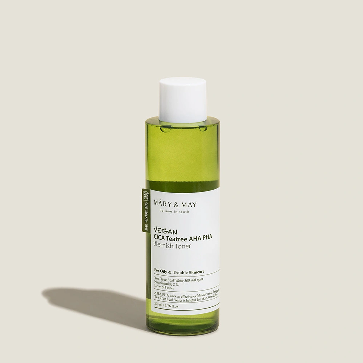 Mary May Vegan Cica Tea Tree Aha Pha Blemish Toner by Mary & May