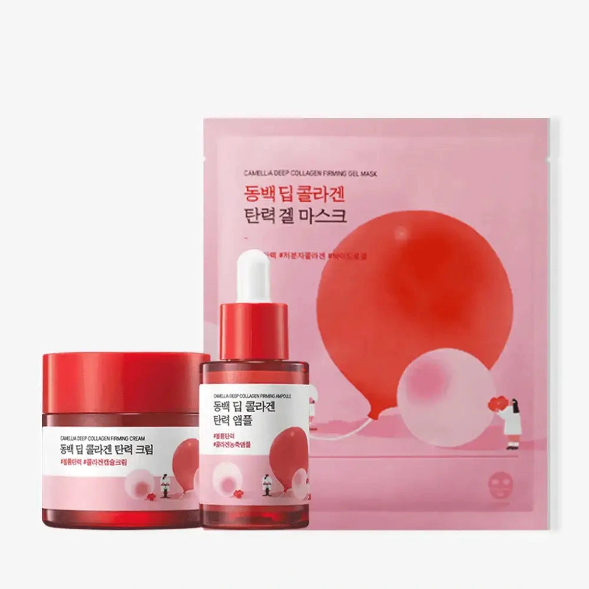 Camellia Collagen Anti Aging Routine Bundle by Round Lab