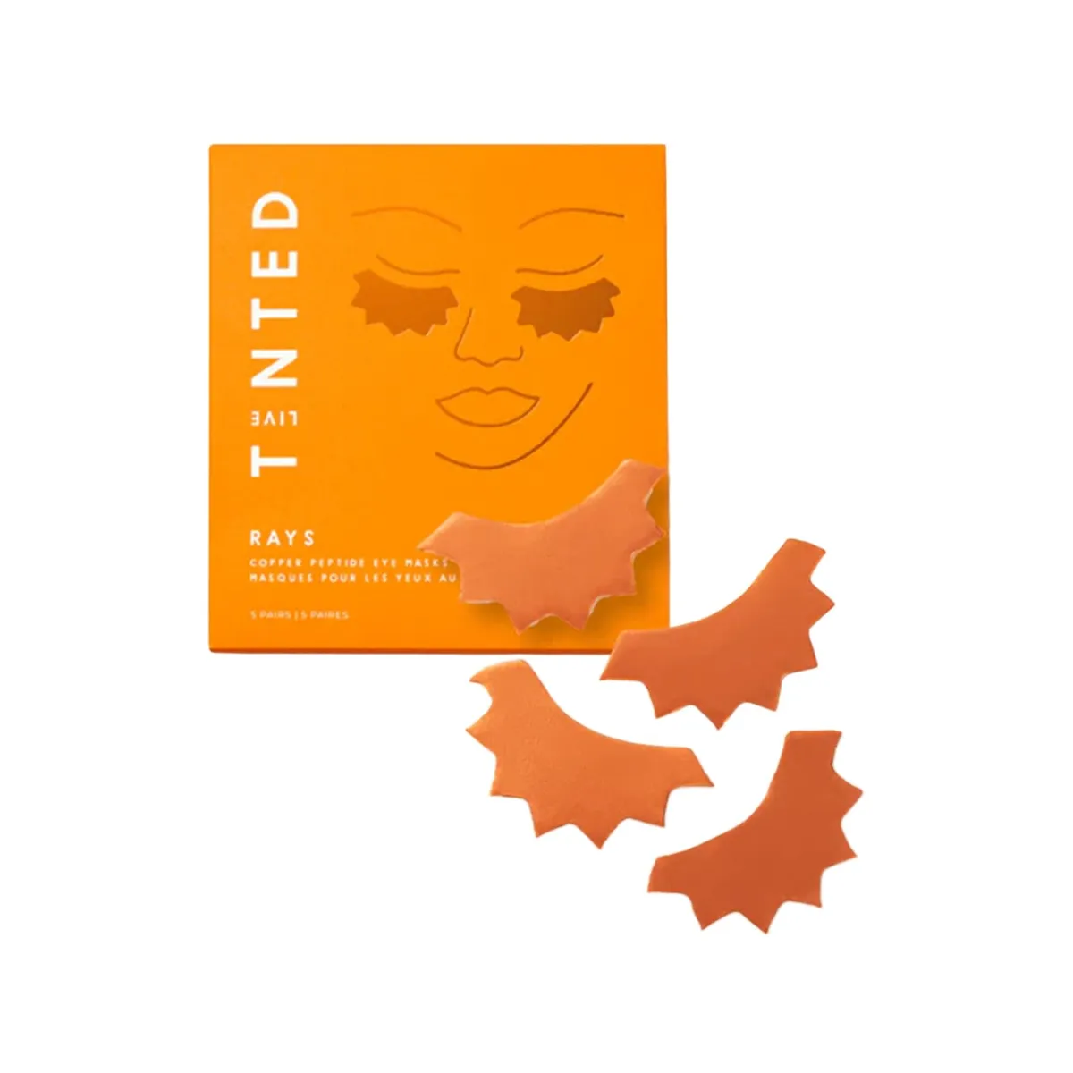 Rays Copper Peptide Eye Masks by Live Tinted
