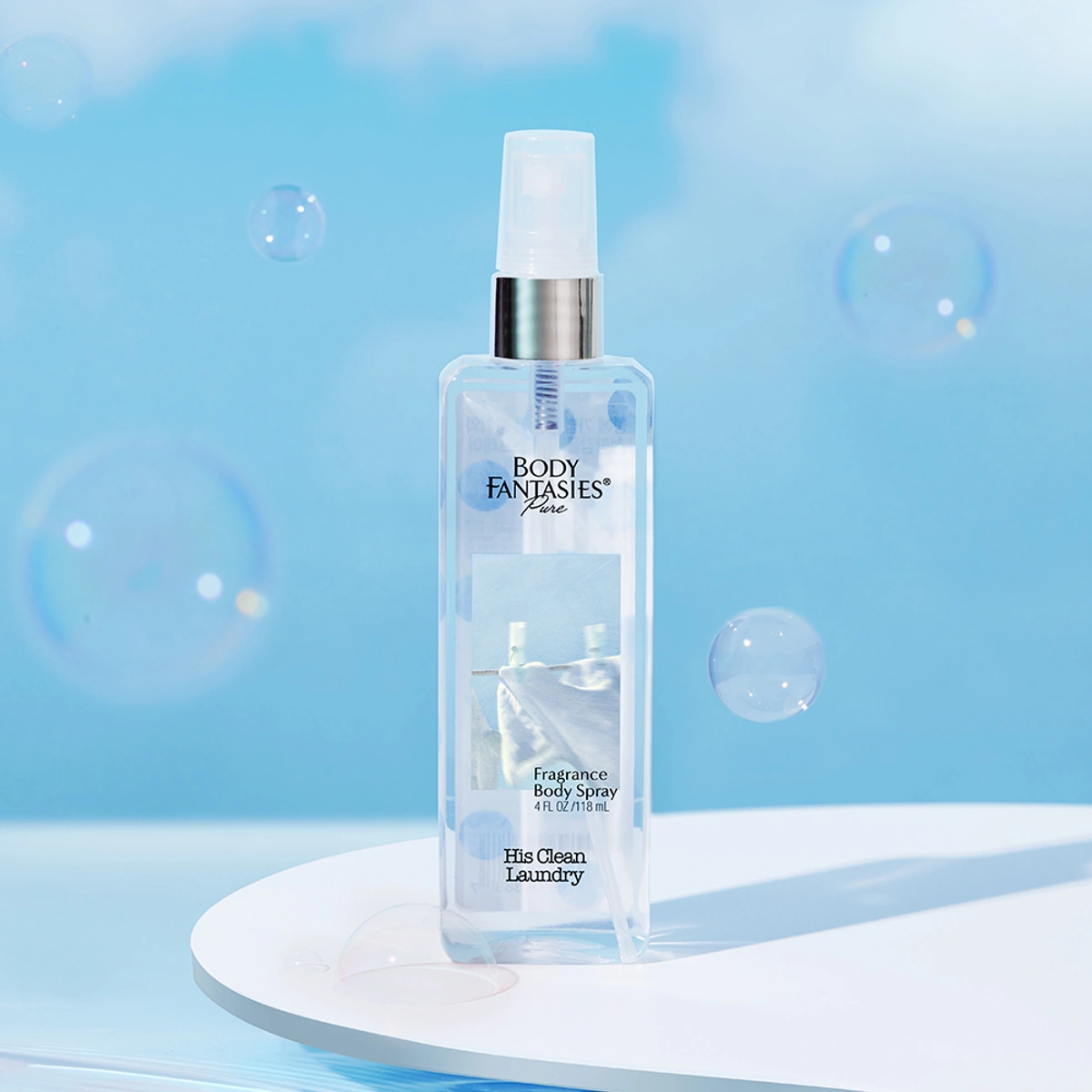 Body Fantasies Pure Fragrance Body Spray His Clean Laundry by BODY FANTASIES