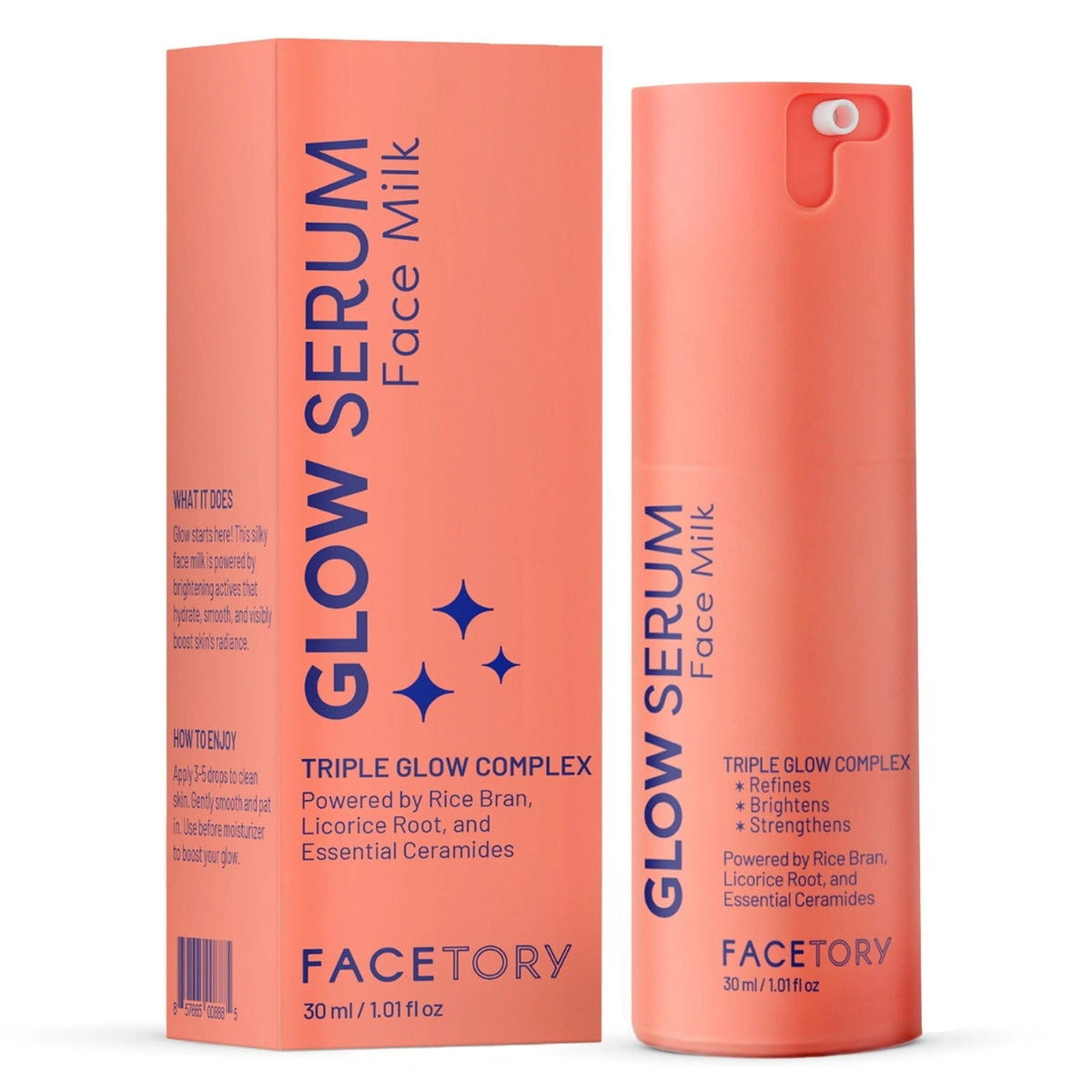 Glow Serum Face Milk K Beauty Brightening Hydrating by FaceTory - Every Face Has A Story