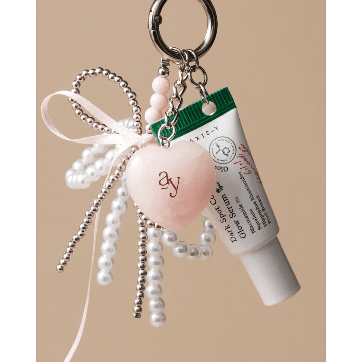 Heart Guasha Keyring by Axis-Y