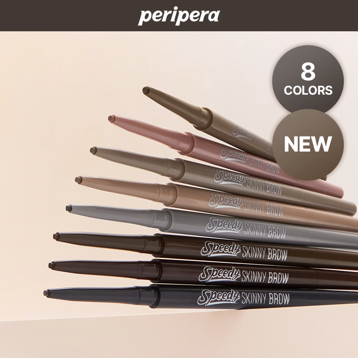 Peripera Speedy Skinny Brow 10 Colors by peripera