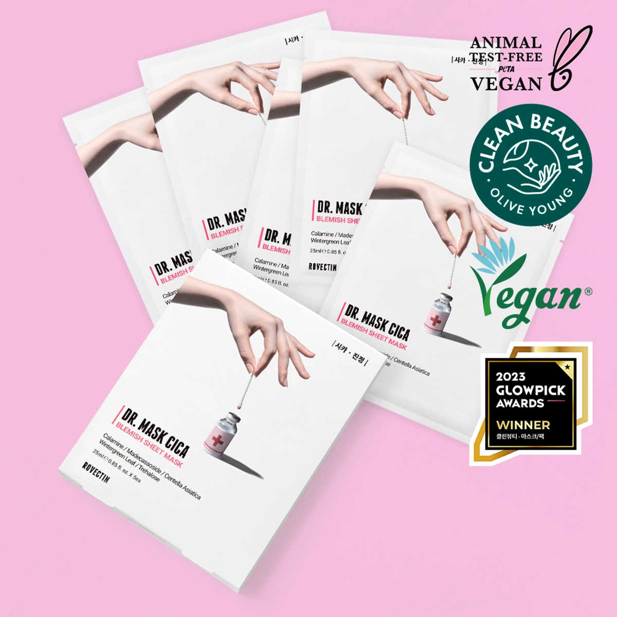 Rovectin Dr Mask Cica 5ea by Rovectin