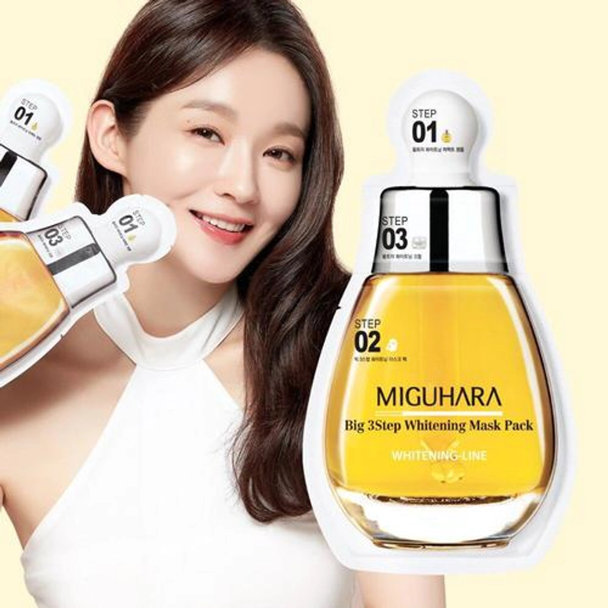 Miguhara Big 3 Step Mask Sheet Pack 10 Sheets by MIGUHARA