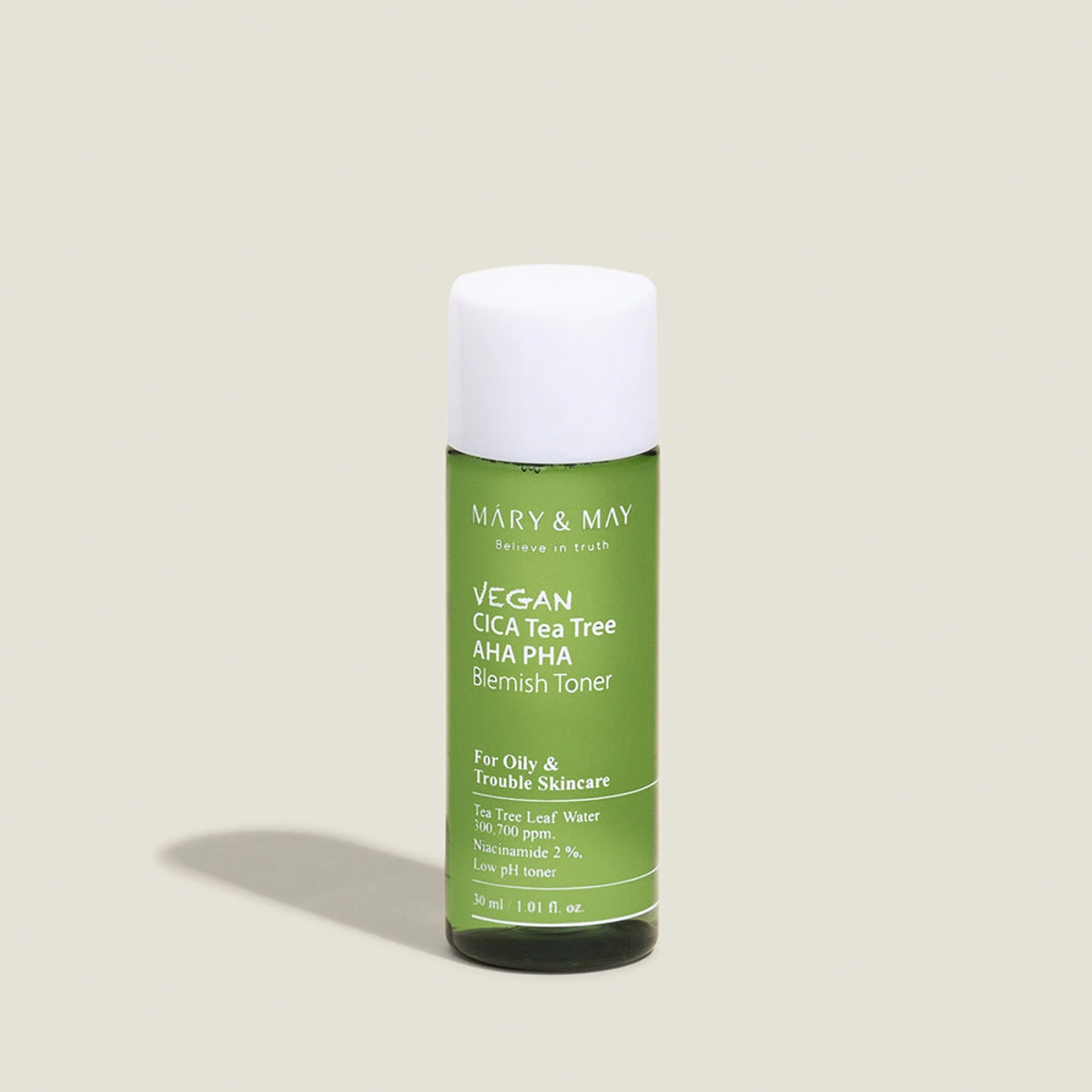Mary May Vegan Cica Tea Tree Aha Pha Blemish Toner Miniature by Mary & May