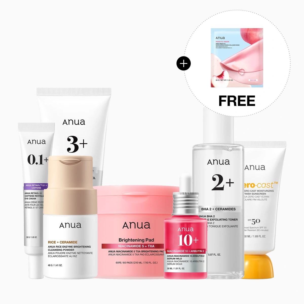 7 Day Dark Spot Routine Set by Anua