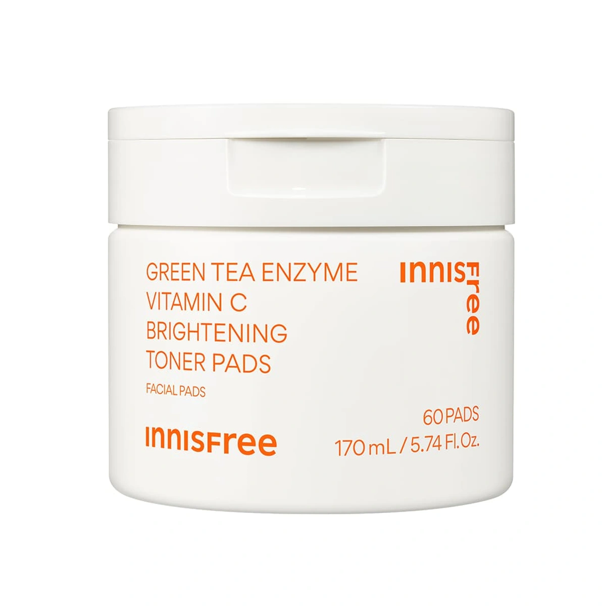 Green Tea Enzyme Vitamin C Brightening Toner Pads by Innisfree