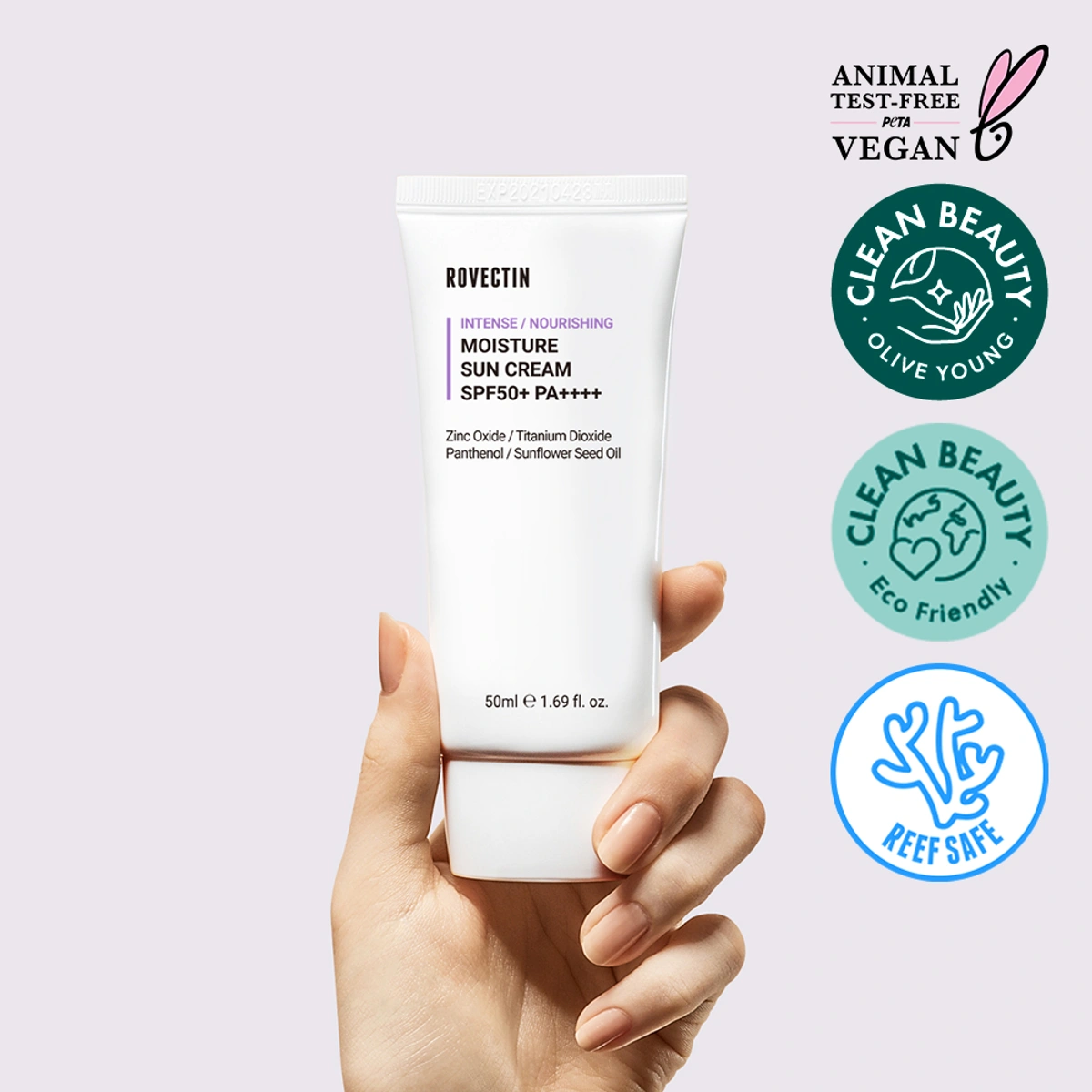 Rovectin Intense Moisture Sunscreen Spf50 Pa by Rovectin