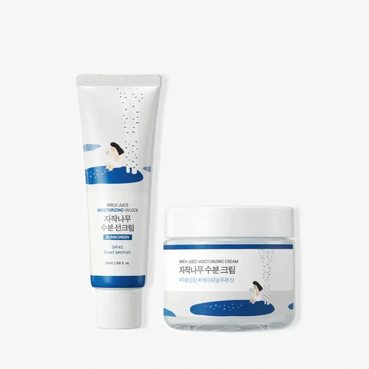 Birch Sunscreen Birch Cream Duo by Round Lab