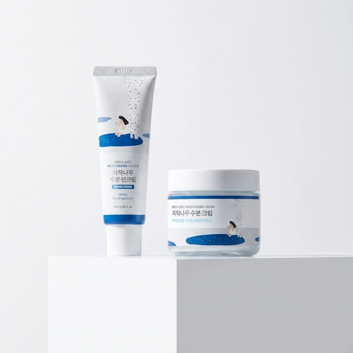 Birch Sunscreen Birch Cream Duo by Round Lab