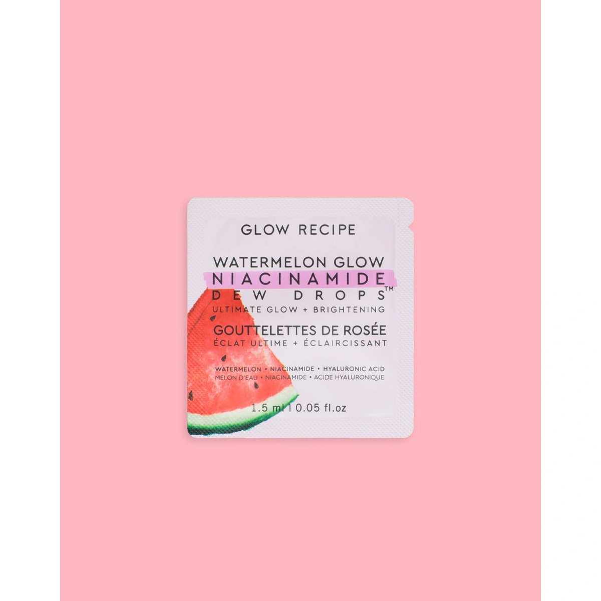 Watermelon Glow Niacinamide Dew Drops Sachet by Glow Recipe
