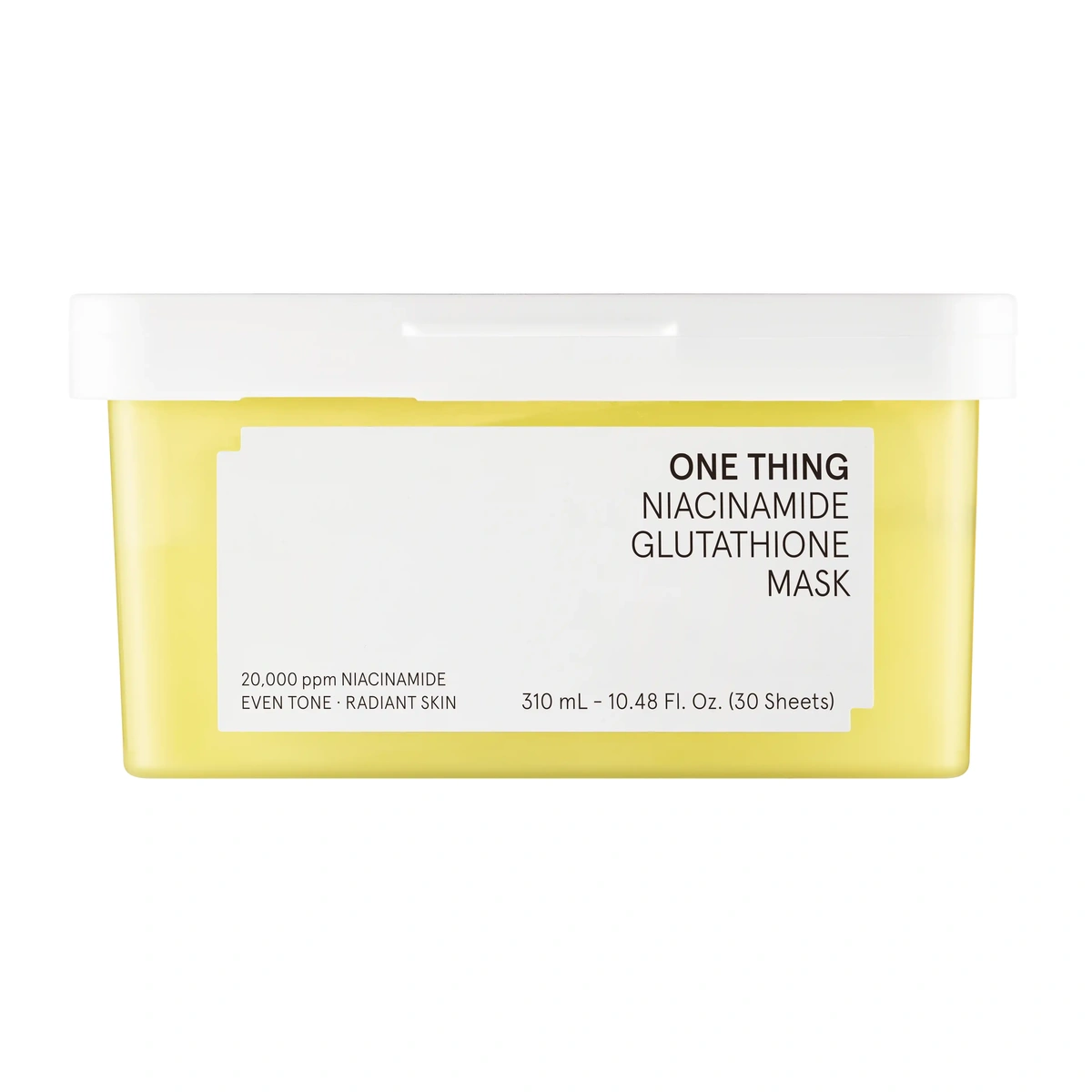 Niacinamide Glutathione Mask 30 Sheets by ONE THING