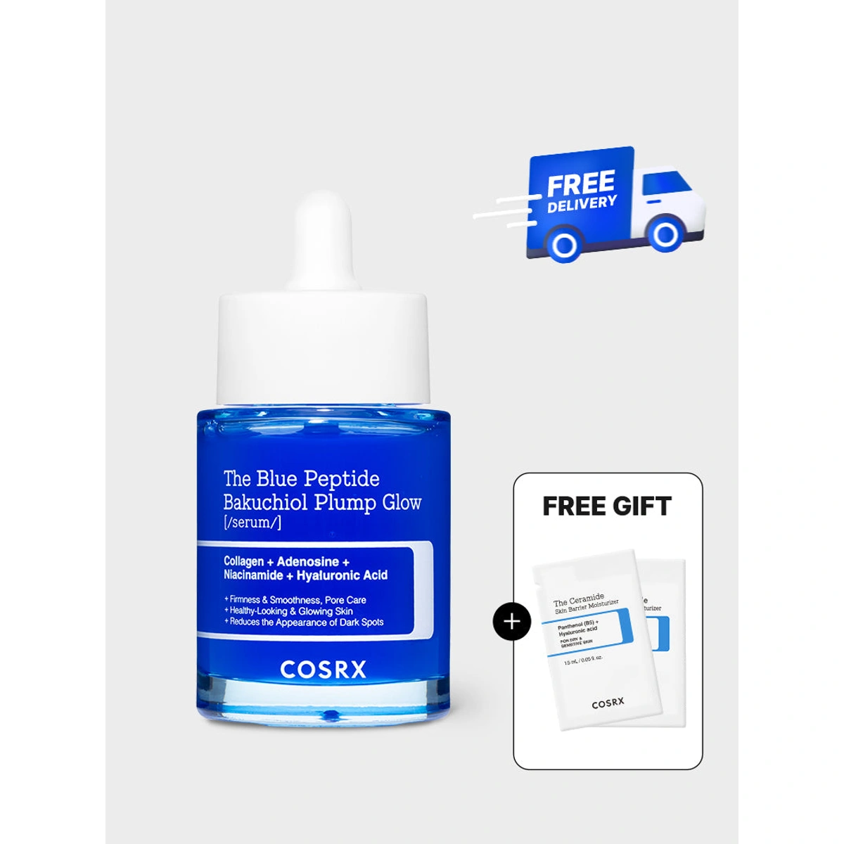 Cosrx The Blue Peptide Bakuchiol Plump Glow Serum by Cosrx