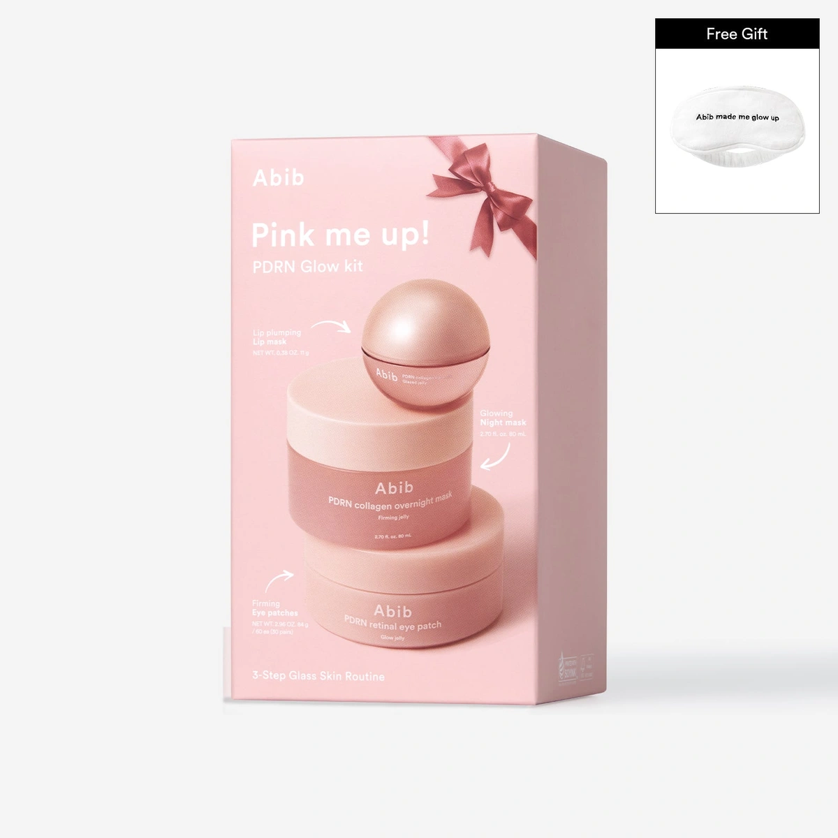 Pink Me Up Pdrn 3 Step Glow Kit by Abib