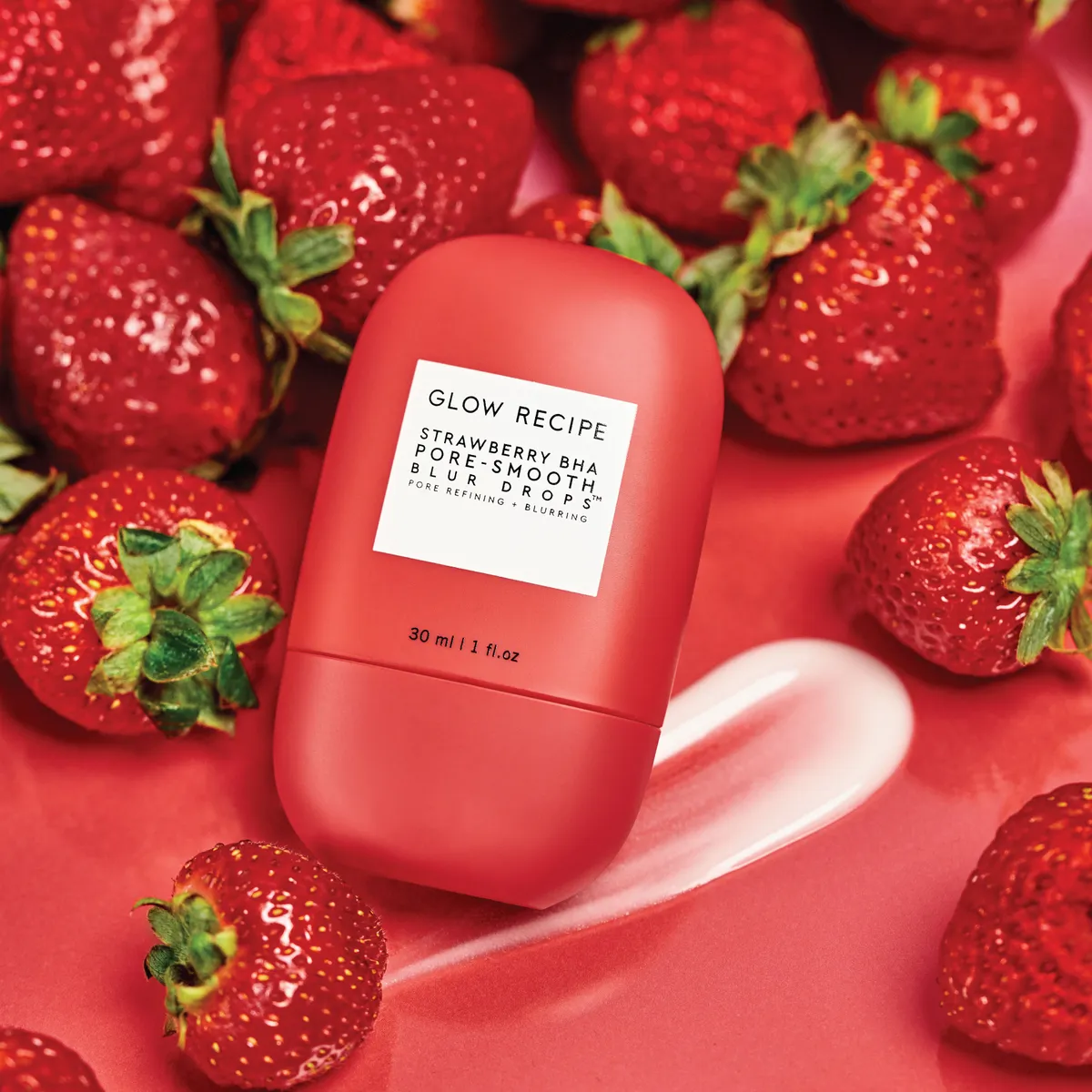 Strawberry Bha Pore Smooth Blur Drops by Glow Recipe