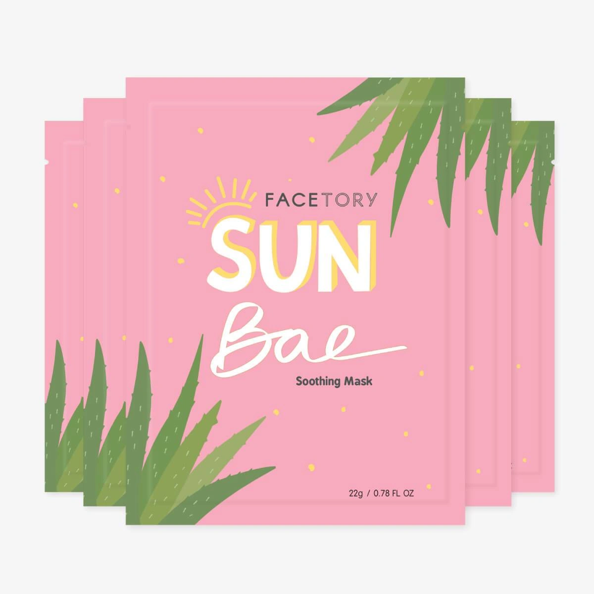 Sun Bae Sheet Mask Soothing 5-Pack by FaceTory
