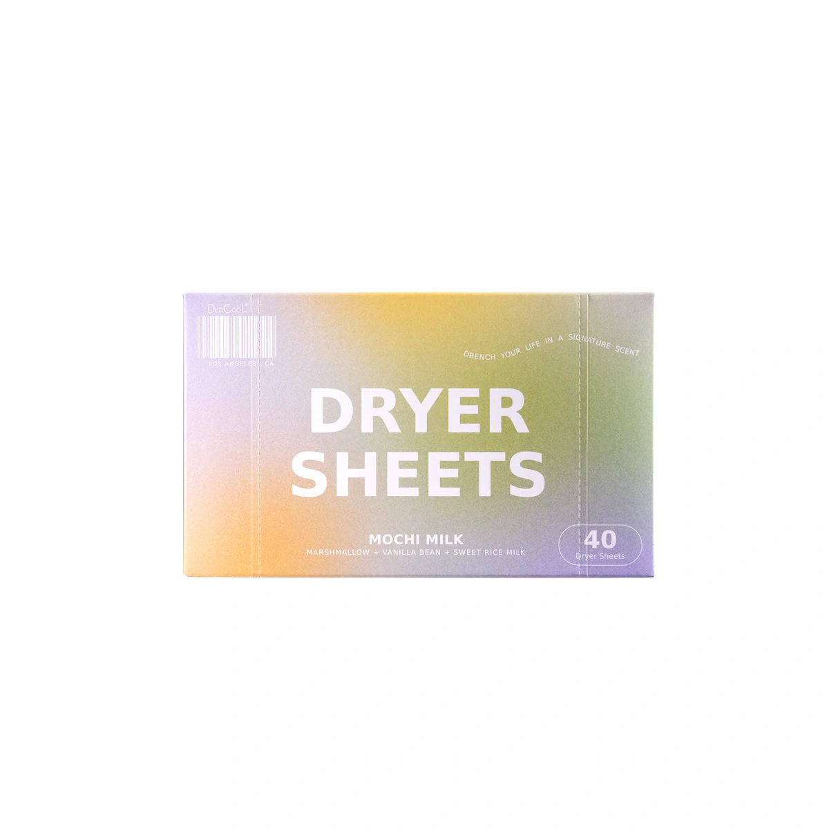 Mochi Milk Dryer Sheets by DEDCOOL