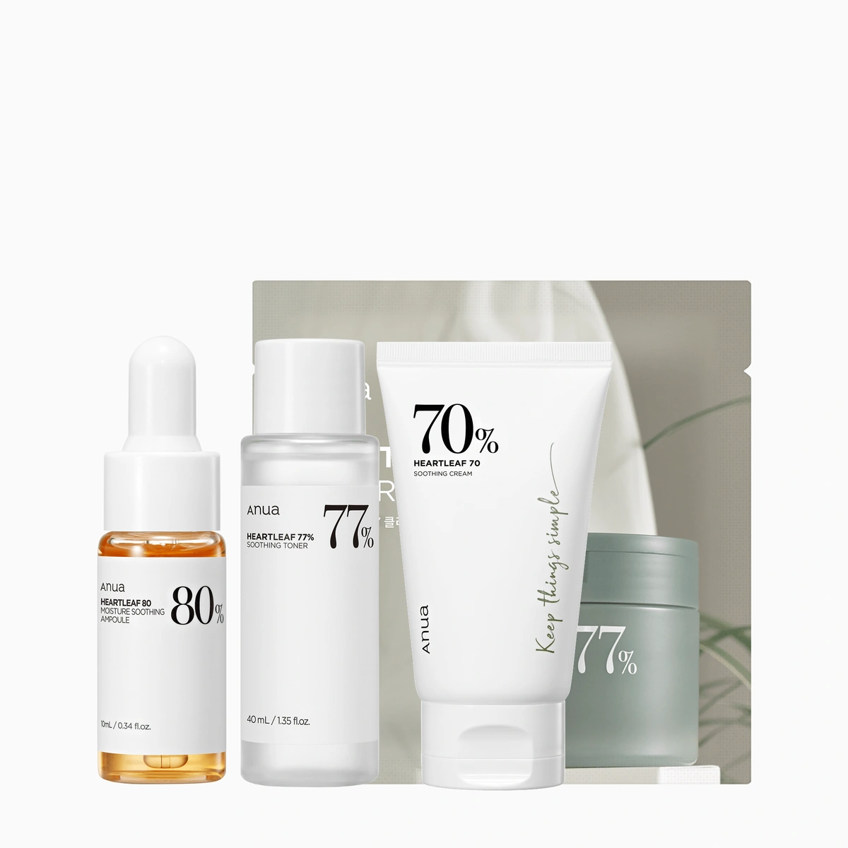 Heartleaf Soothing Trial Kit 4 Items by Anua