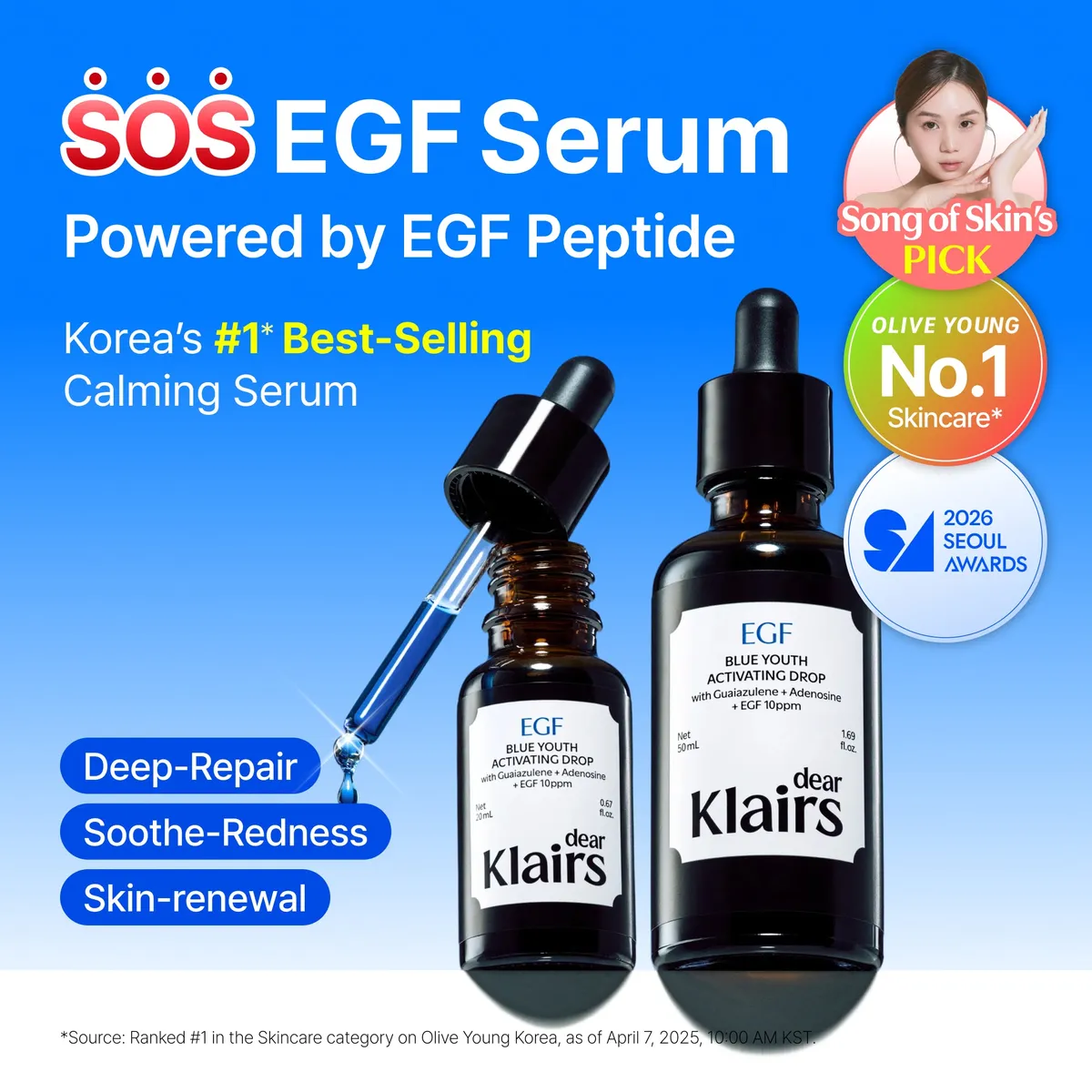 Egf Blue Youth Activating Drop by Klairs