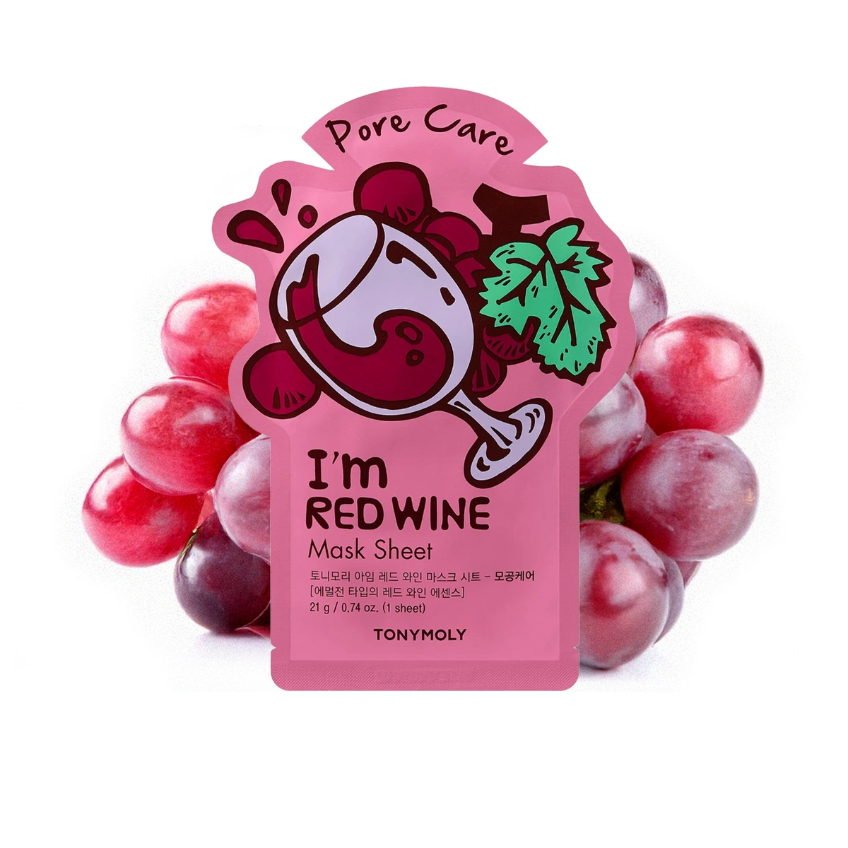 I Am Red Wine Sheet Mask by Tony Moly