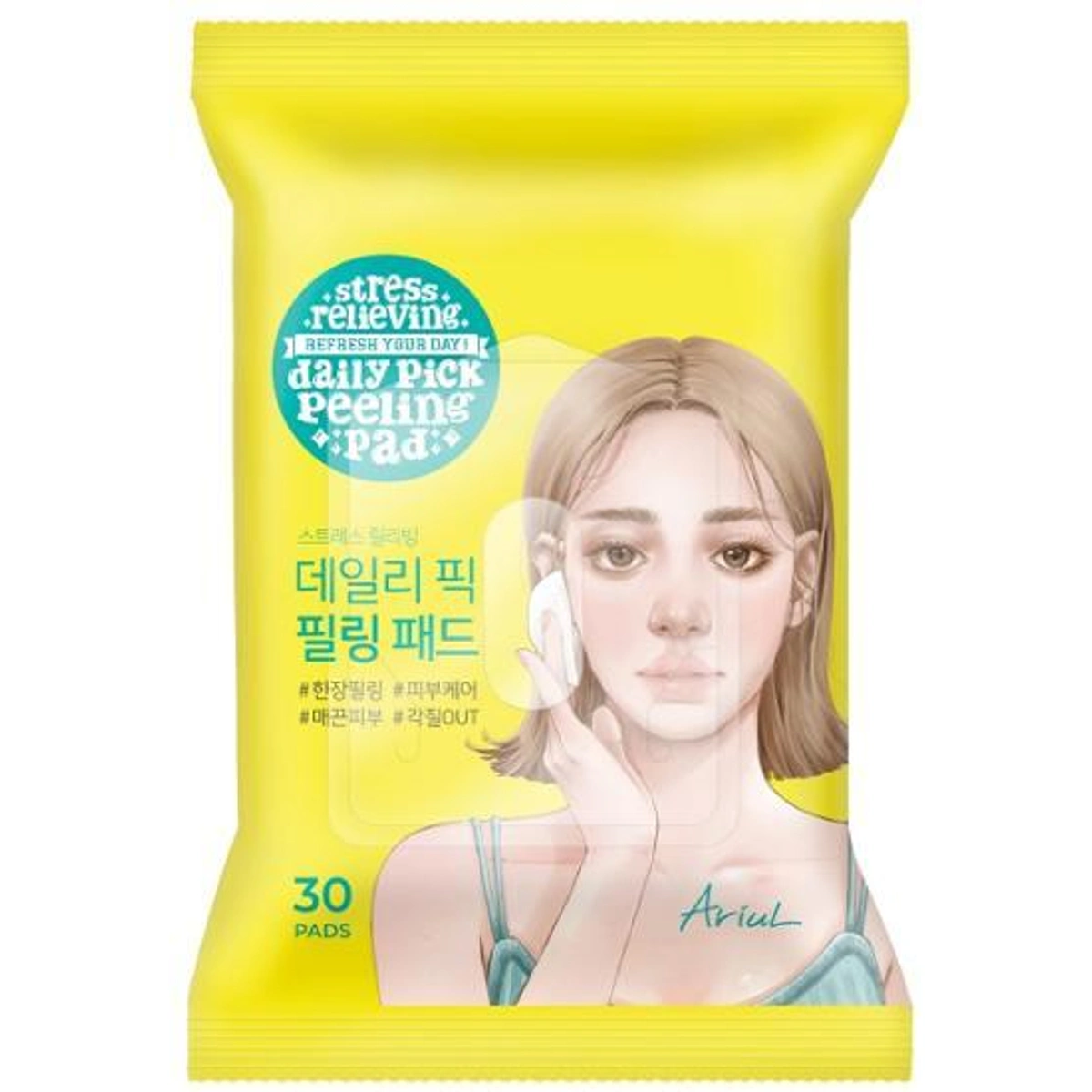 Ariul Stress Relieving Daily Pick Peeling Pad 30 Sheets by Ariul