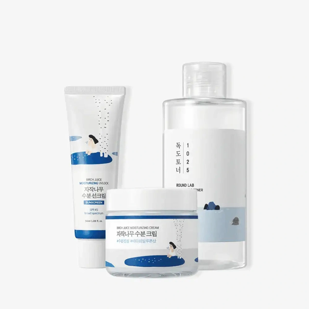 Hydration Suncare Essentials Trio by Round Lab