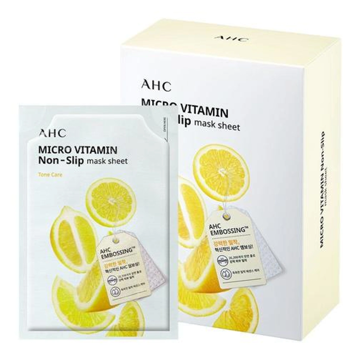 Ahc Micro Vitamin Non Slip Mask Sheet 10 Sheets by AHC