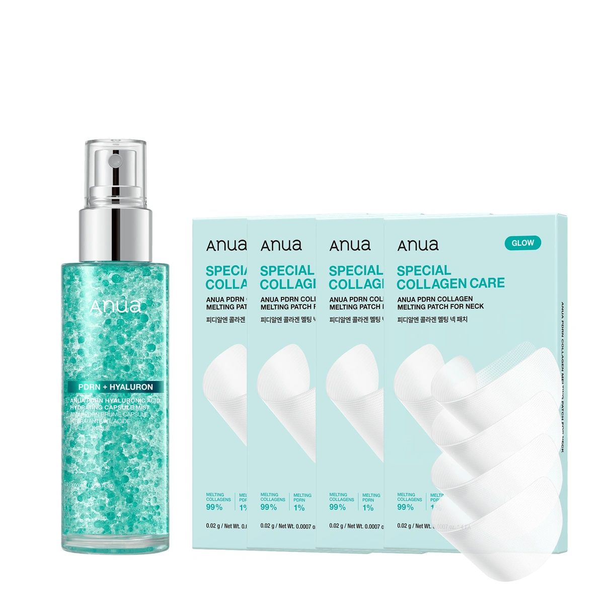 Pdrn Collagen Wrinkle Intensive Smoothing Set For Neck by Anua