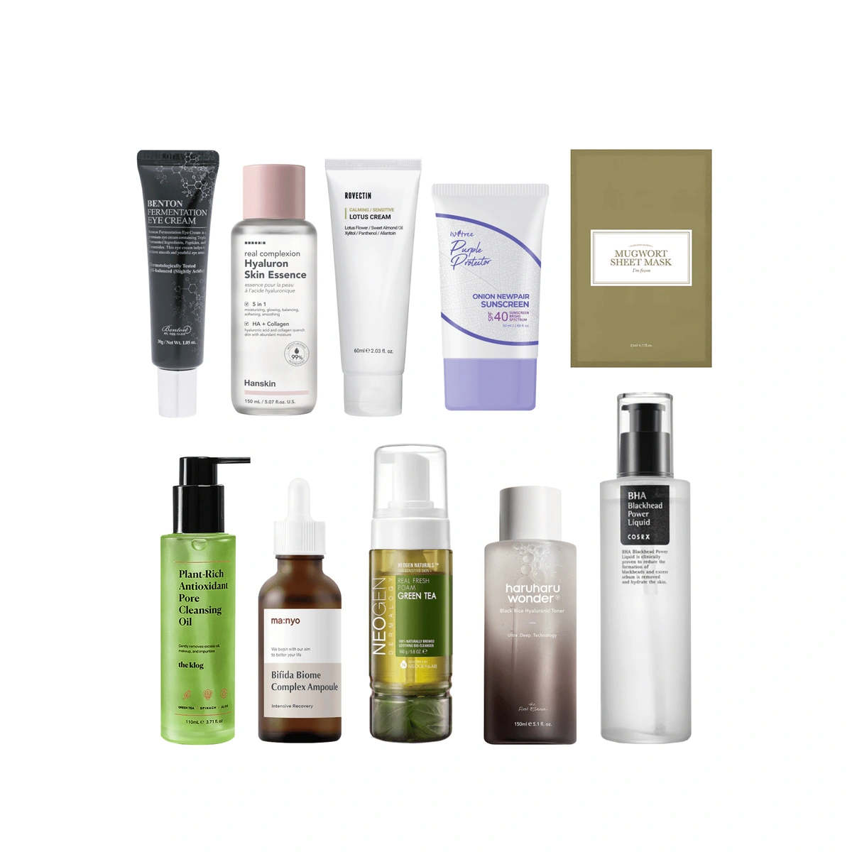 10 Step Korean Skin Care Routine Set Normal Skin Type by SOKO GLAM