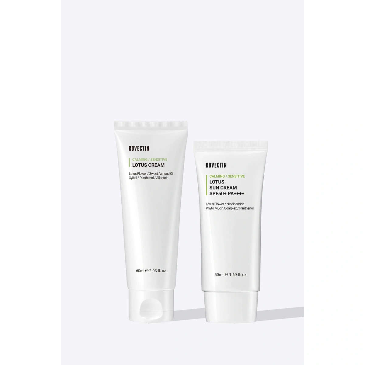 Calming Lotus Cream Sunscreen Set by Rovectin