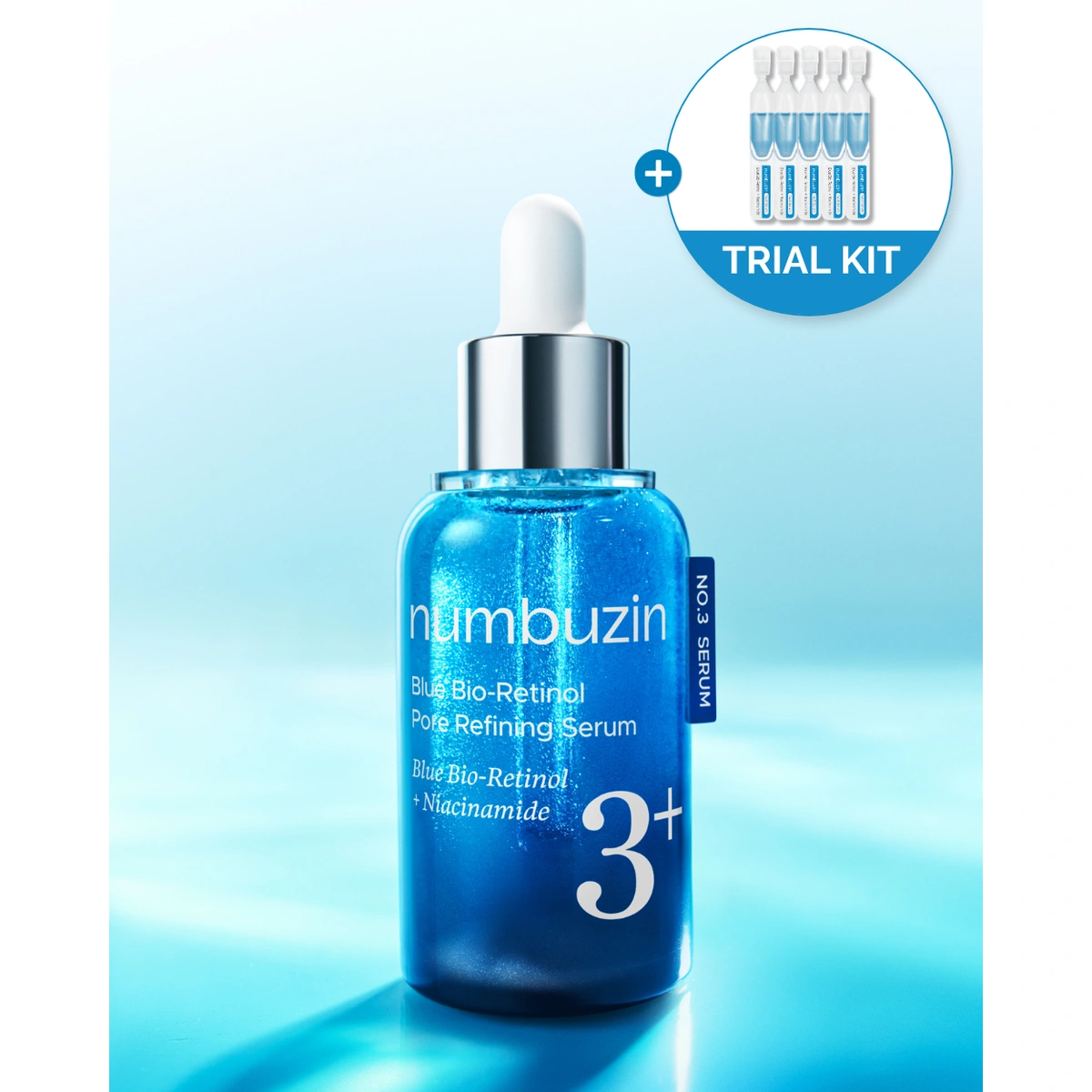 No 3 Blue Bio Retinol Pore Refining Serum by Numbuzin