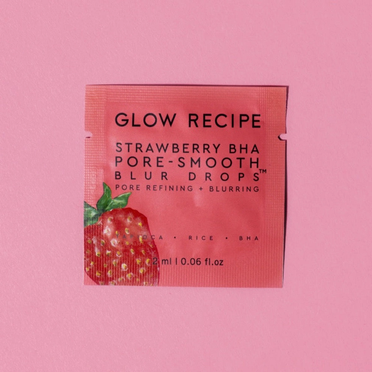 Strawberry Bha Pore Smooth Blur Drops Sachet by Glow Recipe