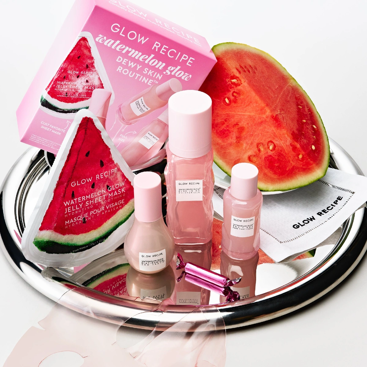 Watermelon Glow Dewy Skin Routine by Glow Recipe