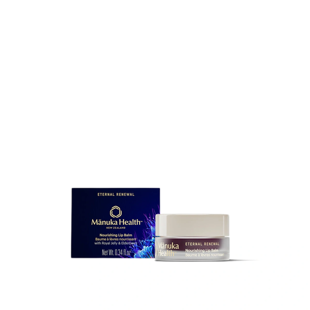 Eternal Renewal Nourishing Lip Balm With Royal Jelly Elderberry by Mānuka Health