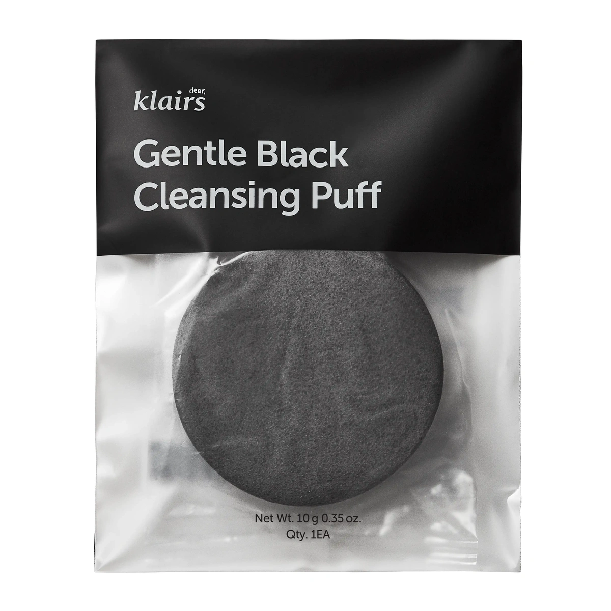 Gentle Black Cleansing Puff by Dear Klairs