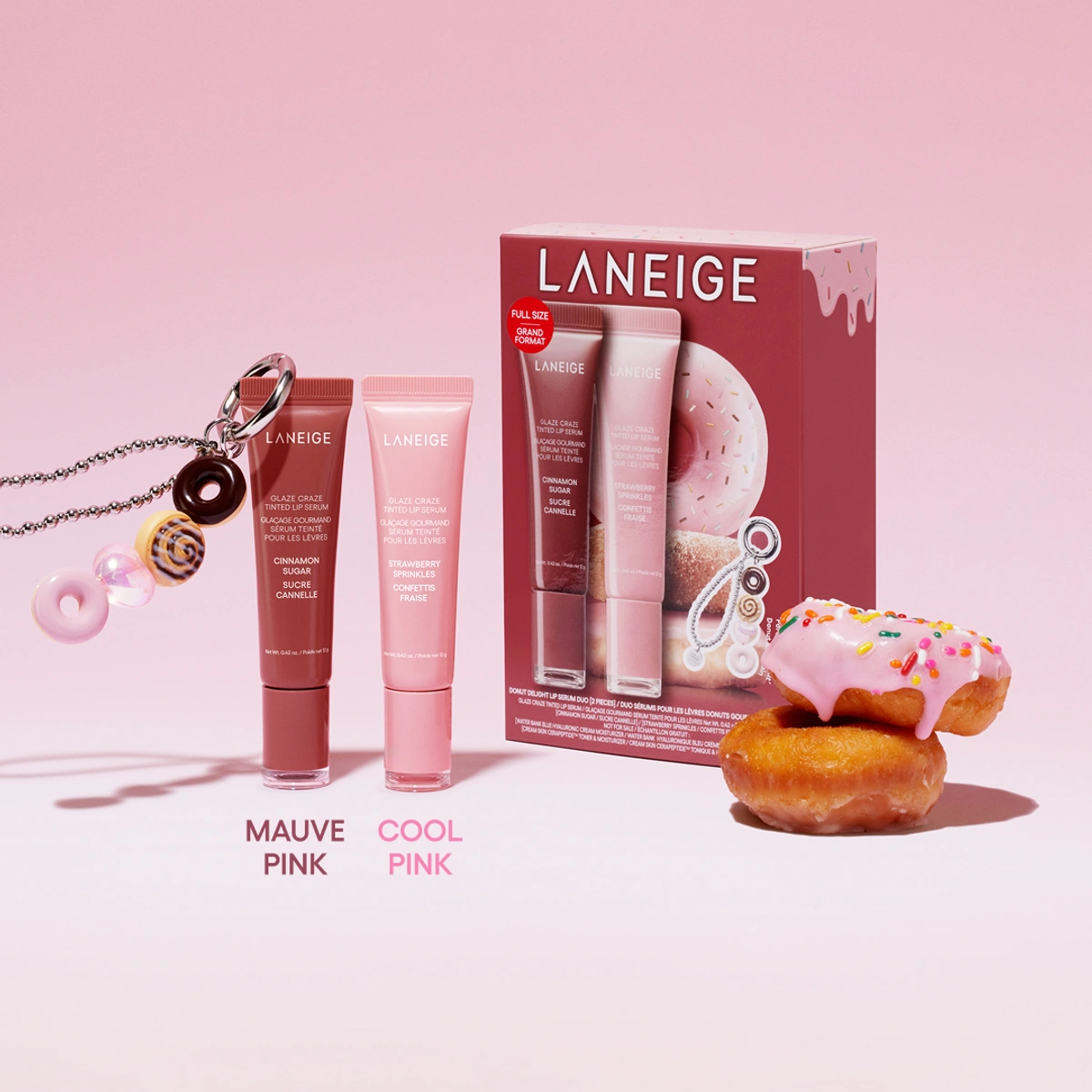 Donut Delight Lip Serum Duo by Laneige