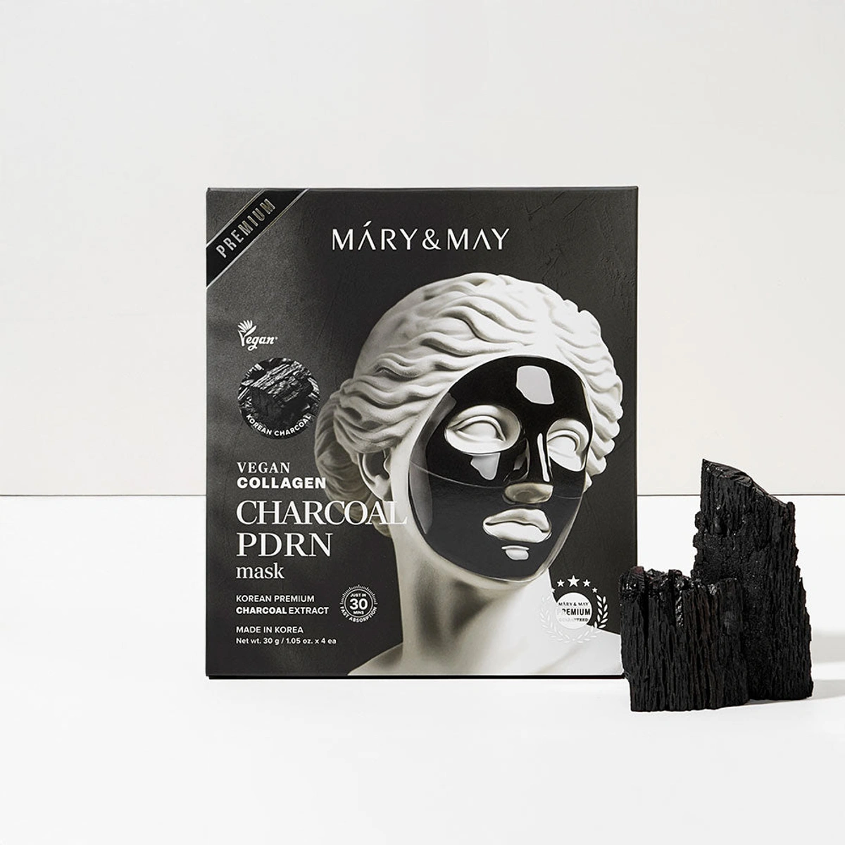 Mary May Vegan Collagen Charcoal Pdrn Mask by Mary & May